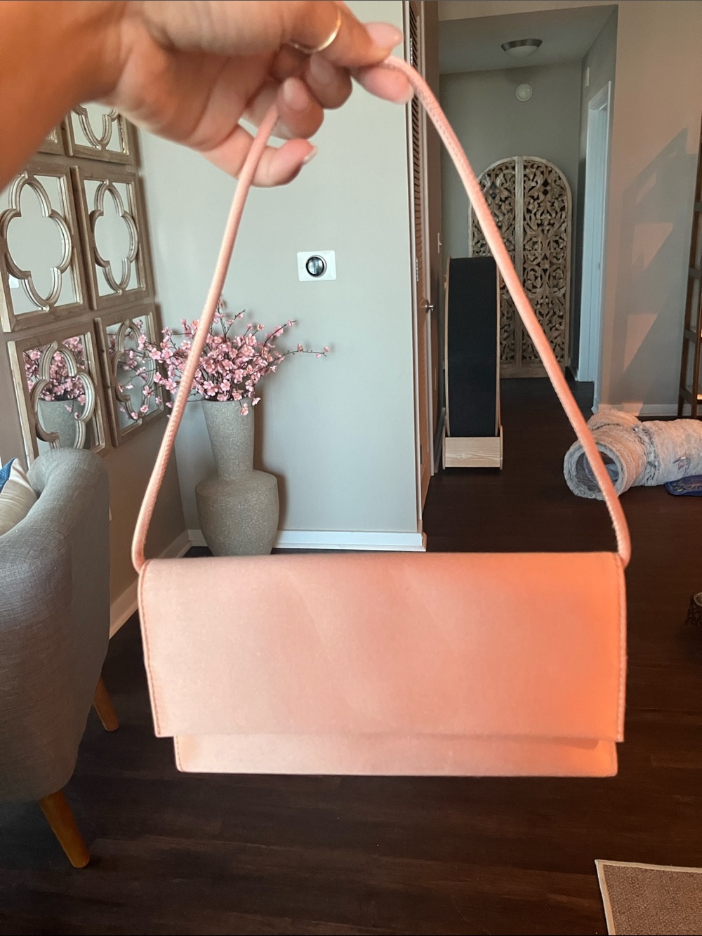 Loeffler Randall Charlee Bag in Pink